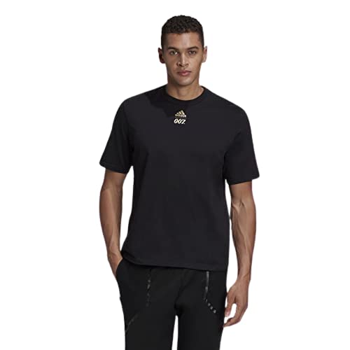 adidas T-shirt de sport X James Bond noir 3XL anti-transpiration pour grand confort