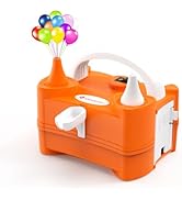 IDAODAN Electric Air Balloon Pump Portable Dual Nozzle 110V 600W Electric Balloon Blower Pump/Ele...