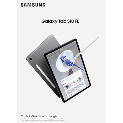Image of Samsung Galaxy Tab S10 FE 10.9 inch Tablet 128GB SSD 8GB RAM Wi-Fi with S-Pen Gray SM-X520NZALXAR