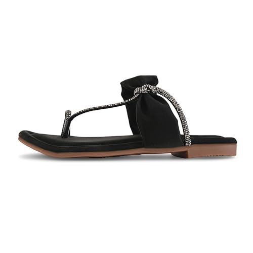 Image of Centrino Women's Slide Sandals | Stylish Slip-On for Ladies | T-Strap Cushioned Footbed for Comfort | Elegant & Trendy Braided Strap Flip Flops | Lightweight Casual Summer Slides (9311)