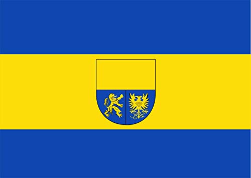 magFlags Bandiera Large Den Ham vlag | Coat of arms of the former Dutch municipality of Den Ham | bandiera paesaggio | 1.35 m² | 90x150cm