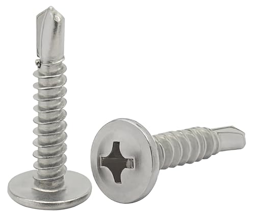 Vis autotaraudeuses M4,8 x 25 mm inox 410 tête bombée pour métal tôle