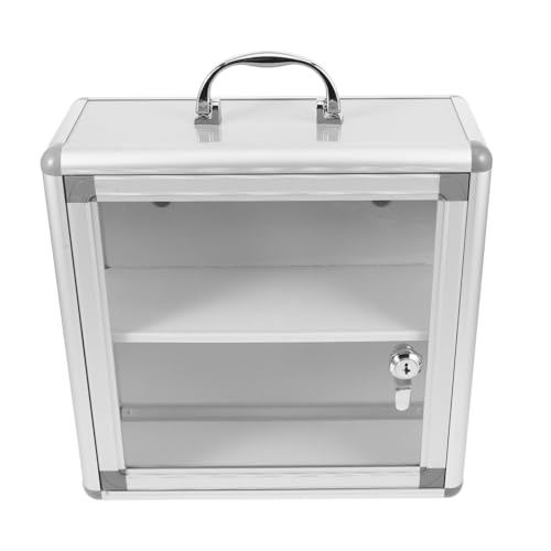 Alipis Botiquín De Gran Capacidad Estuche para Doméstico Contenedor para De Pared