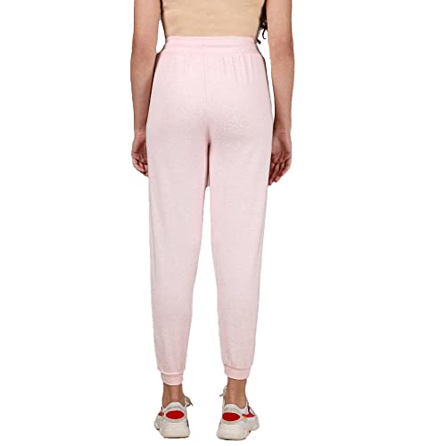 Image of INSENSE by Shoppers Stop Solid Polyester Blend Loose Fit Womens Joggers