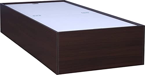 Image of CASPIAN Furniture Engineered Wood Single Bed Cum Deewan with Box Storage (30 inch) || Portable Wooden Bed || Bed with Storage for Home Bedroom (L*B*H - 74 * 32 * 16 INCH)