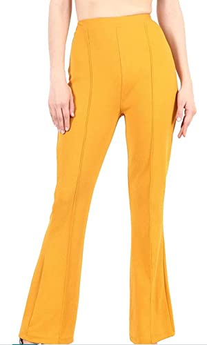Image of YOZO Women's Regular Fit Cotton Blend Trouser