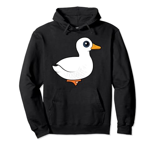 Cute Cartoon Pekin Duck Birdorable Waterfowl Species Pullover Hoodie