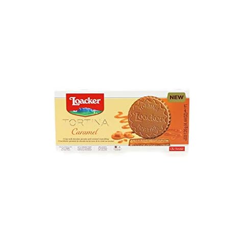 Loacker Tortina Caramel Wafer Cover