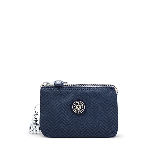 Image of Kipling Womens WomenA's Creativity Small Pouch, Versatile Cosmetics Kit, Lightweight Nylon Travel Organizer Wallet, Endless Bl Emb, 5.75 L x 3.75 H 1.5 D US