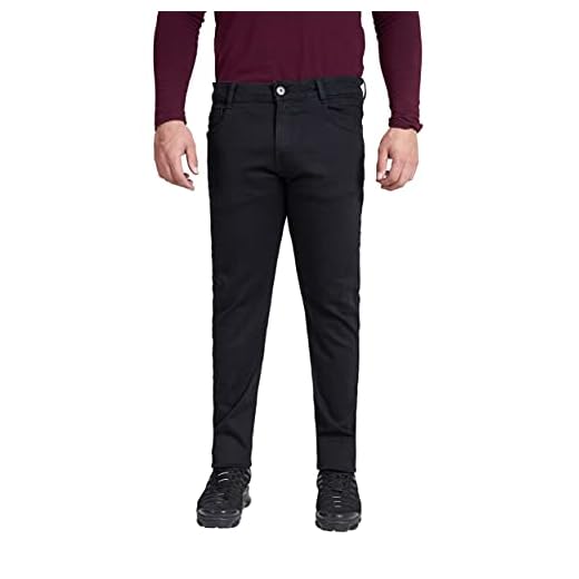 M17 Herr Skinny Fit-jeans denim casual klassiska pojkbyxor byxor bomull blixtlås