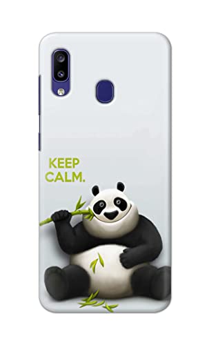 Image of Printed Hard Back Cover Case for Samsung Galaxy A30 Back Cover (Cartoon Panda) -203