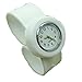 Acczilla Slap Watch - Silicone Slap On Watch - White - Childrens Size