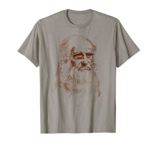 Leonardo da Vinci Ritratto autore de L'uomo vitruviano Maglietta