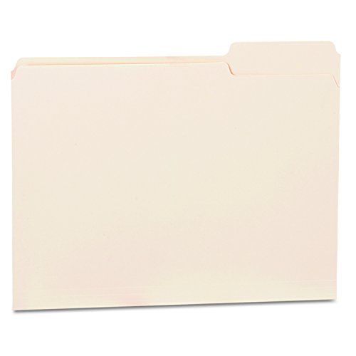 Universal 12123 File Folders, 1/3 Cut Third Position, One-Ply Top Tab, Letter, Manila (Box of 100)
