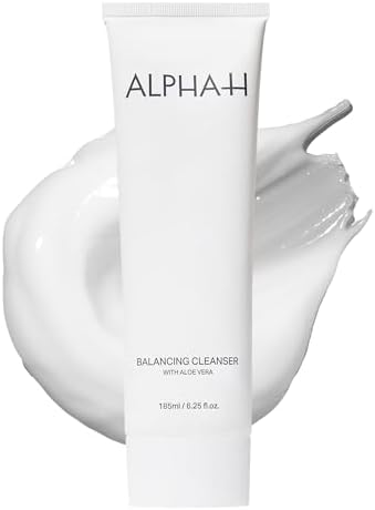 Alpha-H Balancing Cleanser with Aloe Vera - Gentle Makeup Removal (185ml)