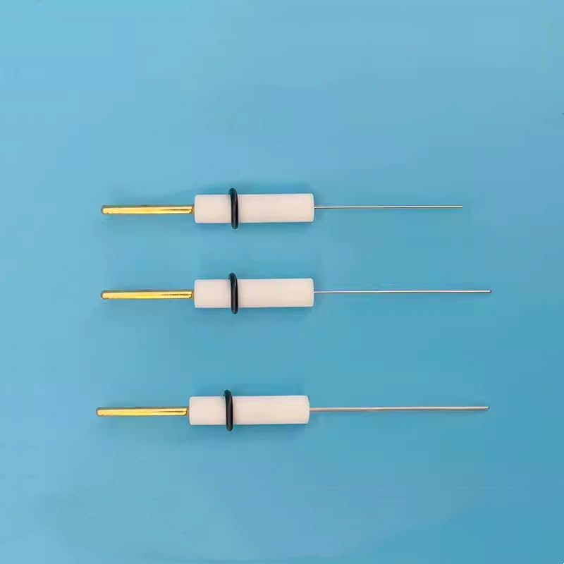 Électrode en fil d'argent personnalisable for la recherche électrochimique - Longueur 37 mm avec tige en PTFE(D1.0x37mm)