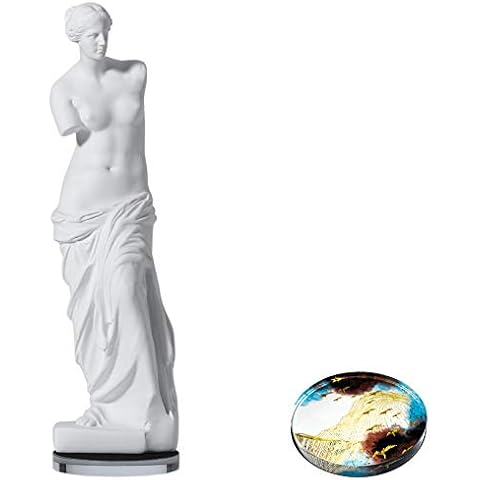 LAGOM HOUSE Venus Statue Greek Goddess Aphrodite Statue, Venus De Milo Statue Roman Greek Sculpture Goddess Statue Greek Mythology Decor for Home/Office/Wedding, 11 Inch Cover