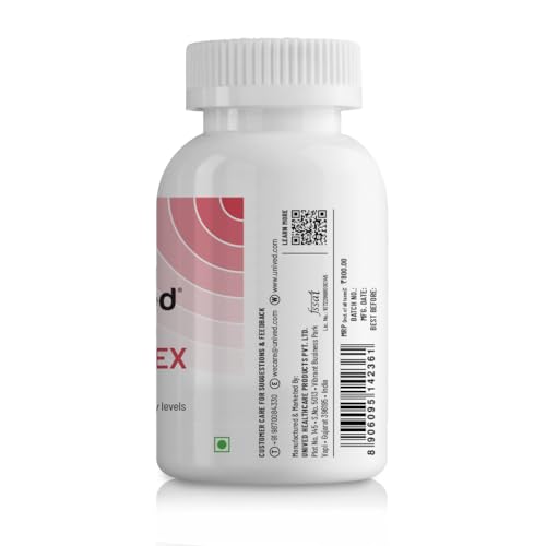 Unived Wholefood Natural B-Complex | Raw B-Vitamins | 100% Natural | One Month Supply