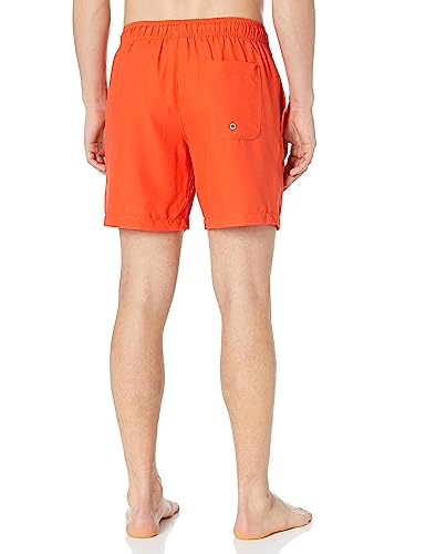 Image of Amazon Essentials Men's 7 inch Breathable Swim Trunks with Mesh Lining, Elastic Waist, Pockets, Drawstring Closure