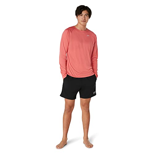 Image of Speedo Men's UV Swim Shirt Basic Easy Long Sleeve Regular Fit