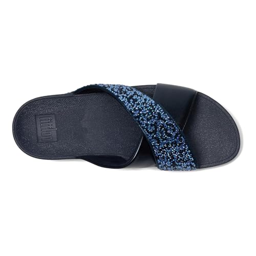 Image of FitFlop Women's, Lulu Crystal Mix Slide Sandal