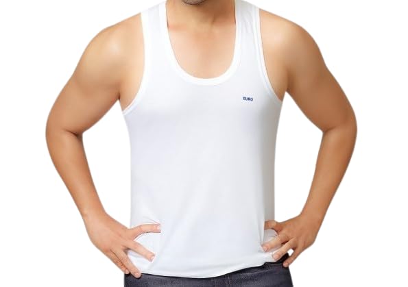 RUPA Euro Mens Micra White Vest (Pack of 2)-picture-36