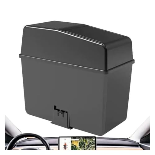 Basurero para coche con tapa impermeable y contenedor de basura universal para SUV y camiones 4