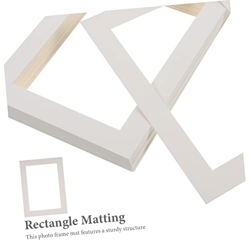 Beavorty 25Pcs Moldura De Papelão Papel De Atendimento Ao Cliente Branco