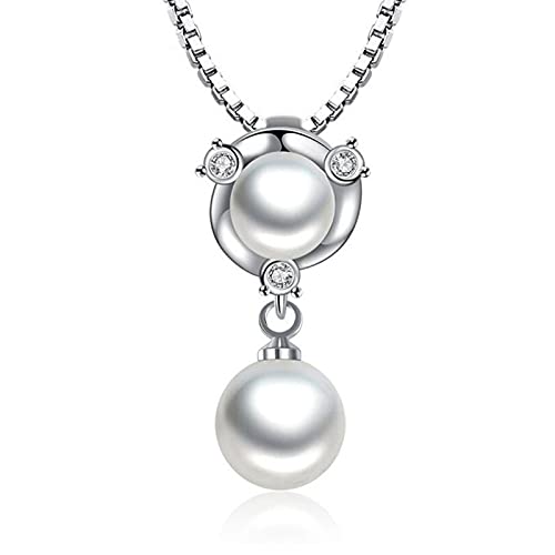 Collier perle gouttelettes d'eau au fini soigné pour un port de tête gracieux