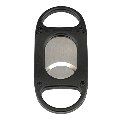 Xikar X8 Cigar Cutter, Stainless Steel Blades, Cuts Up To 70 Ring Gauge, Black #TOP2