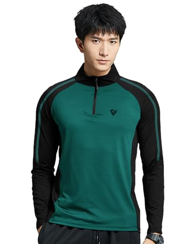 Image of EYEBOGLER Men Polo Neck Solid Full Sleeve Regular Fit T-Shirt