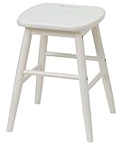 市場 ロースツール ine reno 幅32x奥行32x高さ42cm ホワイト 天然木使用 INS-2823WH