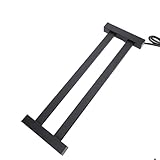 ZIZEV Towel Warmer, Heated Towel Rack Electric Fast Heating 50 in 15 Minutes IPX4 Space Aluminum, with Installation Tools, for Bathroom Hotel Kitchen Bathrobe Clothes (US Plug)