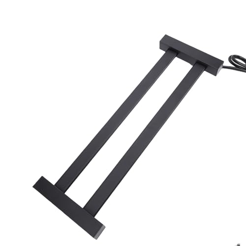 ZIZEV Towel Warmer, Heated Towel Rack Electric Fast Heating 50 in 15 Minutes IPX4 Space Aluminum, with Installation Tools, for Bathroom Hotel Kitchen Bathrobe Clothes (US Plug)