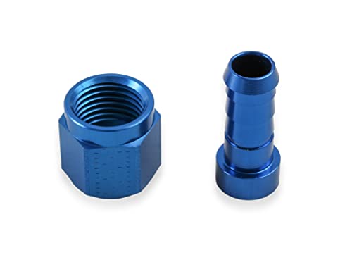 Earl's 700106 Auto-Mate Blue Anodized Aluminum -6An Straight Hose Adapter End #TOP2