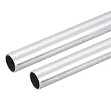 Materiau: Aluminium 6063; Diametre Interieur: 16 mm / 0.63 Pouce; Diametre Exterieur: 19 mm / 0.75 Pouce; Epaisseur: 1 mm / 0.04 Pouce; Longueur: 300 mm / 11.8 Pouce; Liste d'Emballage: 2 Pcs x Tube Metallique