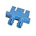Black Box Fiber Optic Adapter - SINGLEMODE, Duplex, Ceramic Sleeve, Rectangular, ST-SC, GS