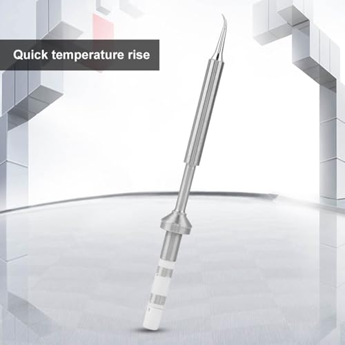 Image of TS100-JL02 Soldering Iron Tip,Solder Iron Tip Replacement for TS100 Soldering Iron,Stainless Steel Quick Heating Replacement Mini Pen Type soldering iron tips(TS-JL02)