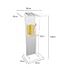 LAYIQDC Acrylic Podium,Led Light Lectern Stand for Churches,Weddings and Classrooms,23.6 * 17.7 * 43.3in,Easy to Set Up with Durable Acrylic Material, with a Shelf for Storage