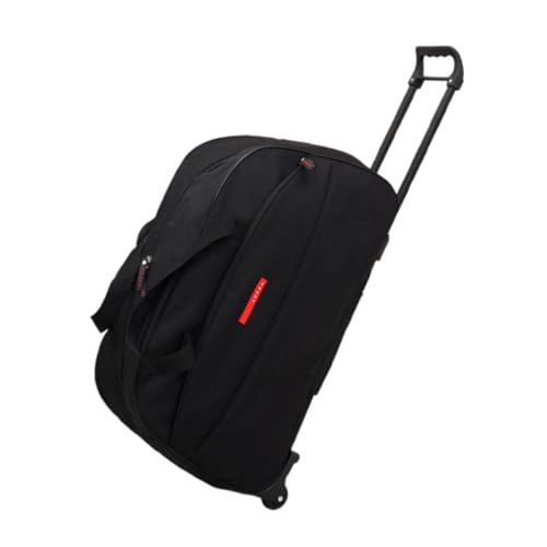 HEAVENGLOW Rolling Duffel Bag with Wheels Carry on Luggage Bag for Outdoor Beach Sports Black|1 Wheeled Travel Duffel | Luggage| Luggage| Luggage|Travel Deal
