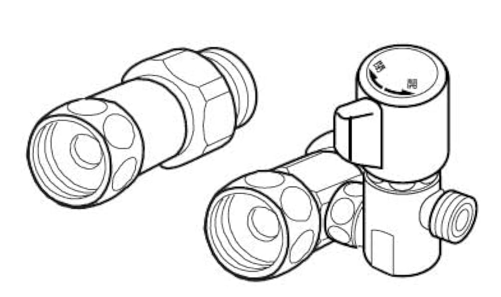 24時間以内発送　新品未使用【NSP-SXP8】分岐水栓(ナニワ製作所) m38700776240_1.jpg?1715406420