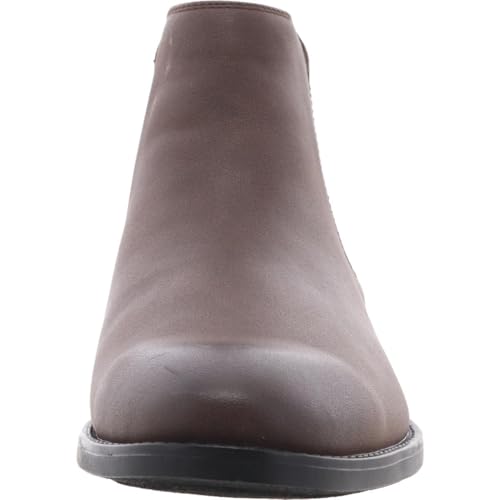 Madden Mens Maxxin Stretch Faux Leather Chelsea Boots Brown 10 Medium (D)2