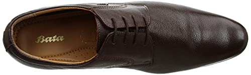 Bata Mens Mascot Derby Black Leather Formal Shoes