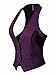 Design by Olivia Women's Dressy Casual Versatile Racerback Vest Tuxedo Suit Waistcoat Plum S