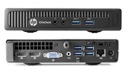 HP EliteDesk 800 G1 Mini Desktop | Core i5-9500T - 256GB SSD Hard Drive - 8GB RAM | 6 cores @ 3.7 GHz Win 11 Home Black (Renewed)