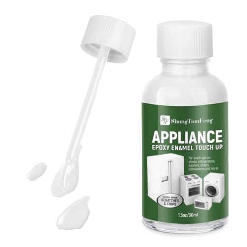 White Touch Up Paint forElectrical appliancesl, metal, wood, floor, appliance