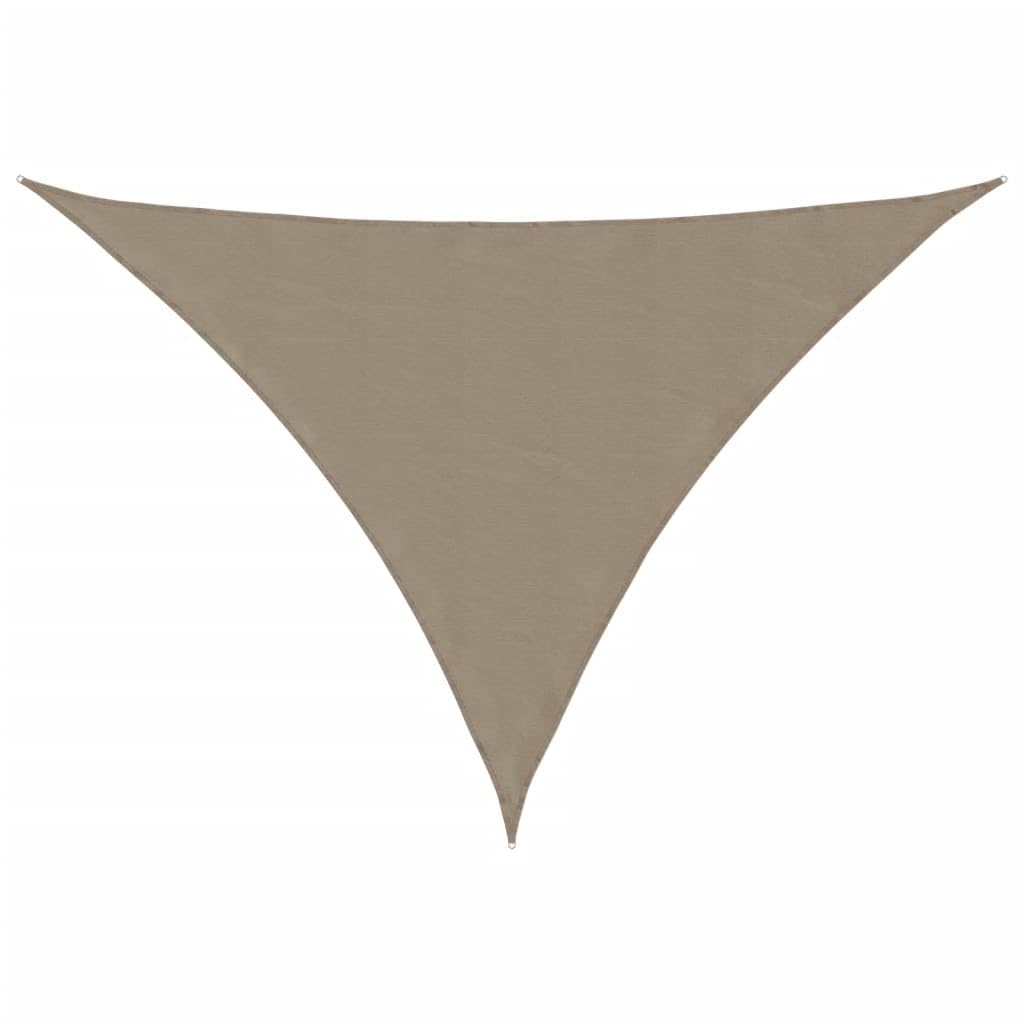 Voile d'ombrage triangulaire imperméable 2,5x2,5x3,5 m tissu Oxford