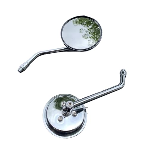 Rétroviseurs universels de 10 mm ronds avec miroir grand angle ajustables