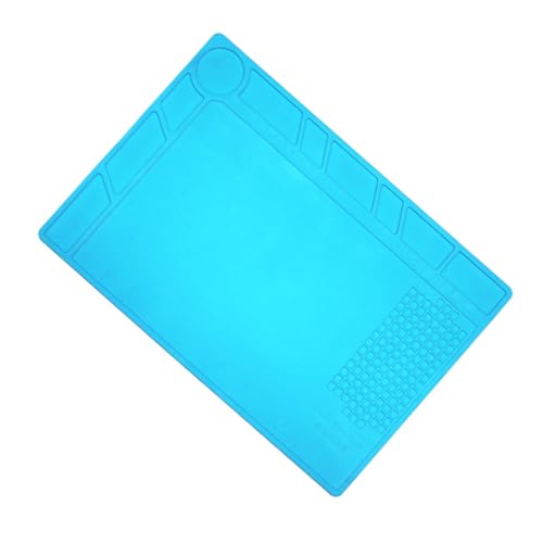 1Pc Silicone Heat Resistant Repair Pad Portable Work Mat for Mobile Phone Tablet and Computer Repairs Non Slip Durable Parts Organizer