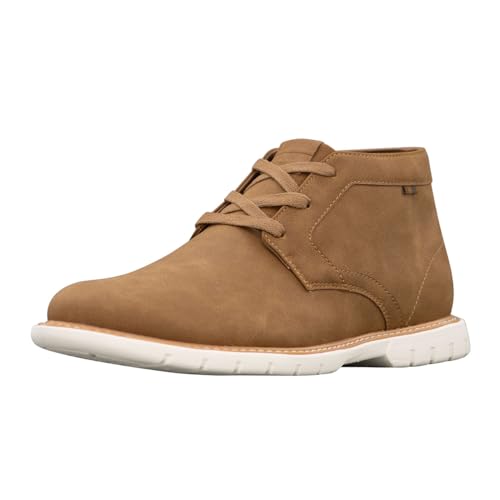 Ben Sherman Mens Whitby Round Toe Chukka Casual Boots - Brown